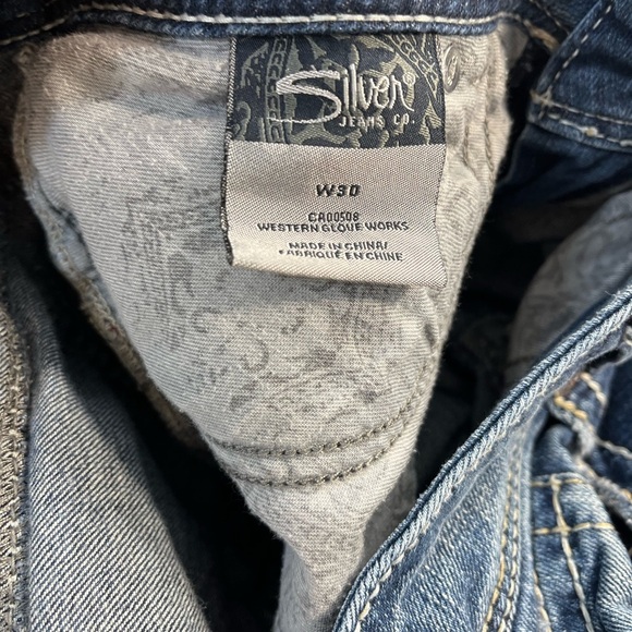 Silver Suki Capri‎ Jeans Women's 30 Medium Wash - Picture 4 of 7